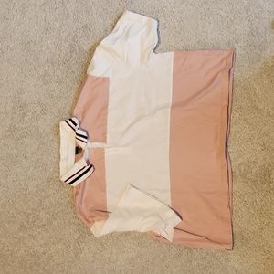 Wild fable size medium crop polo shirt